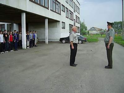 Военные сборы юношей 10 классов общеобразовательных школ города Шумерля